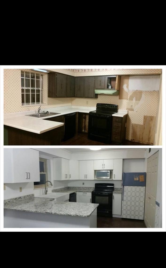 Interior — Cabinets, Countertops & Flooring